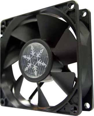 Produktbild von Silverstone FN81, Computertasche, Ventilator, Kunststoff, Schwarz, 80 x 80 x 25 mm