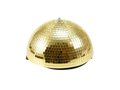 Produktbild von EUROLITE Spiegel-Halbkugel 30cm gold motorisiert