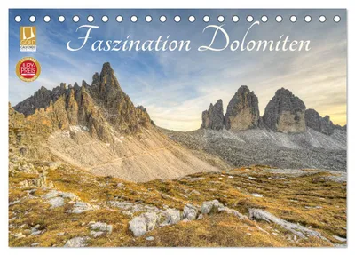 Produktbild von Faszination Dolomiten (Tischkalender 2027 DIN A5 quer), CALVENDO Monatskalender