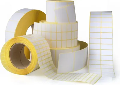 Image de Étiquette 56x25 - noyau 25. blanc.