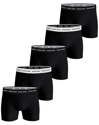 Productafbeelding van Herren Essential 3-pack stretchbroeken - Comfortabele pasvorm en zacht elastiek