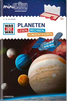 Produktbild von miniLÜK. Deutsch WAS IST WAS Planeten Lesen, Rechnen, Konzentrieren 1./2. Klasse