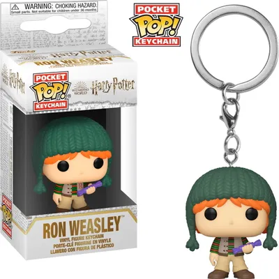 Produktbild von Harry Potter - Ron Weasley (Holiday) - Schlüsselanhänger Funko Pocket POP! Keychain