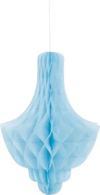 Produktbild von Unique Party 62969, Dekorativer Kronleuchter, Blau, Papier, 1 Stück(e), 35,6 cm