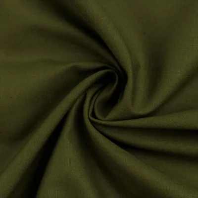 Produktbild von Viskose "Anna Lena" Dunkel Army, Uni 108 g/m², 100 % Viskose, glatt/fein, 0,5 m, Meterware