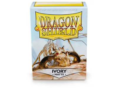 Image de Dragon Shield Standard Matte Sleeves - Ivory (100 Sleeves)