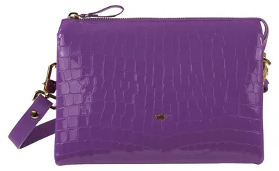 Image de Sac bandoulière VERONA, violet, pour femmes - en cuir