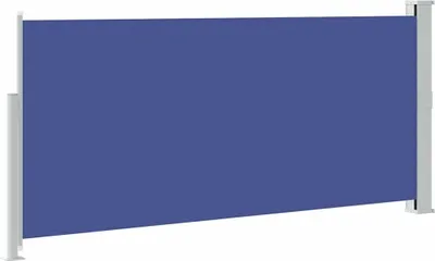 Image de vidaXL Marquise latérale extensible 140x300 cm Bleu