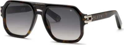 Produktbild von Philipp Plein SPP148M Avana scura lucida 57/18/145 Herren Sonnenbrillen