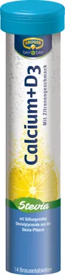 Produktbild von KRÜGER DAY by DAY Brausetablette 67836 Calcium+D3 14St