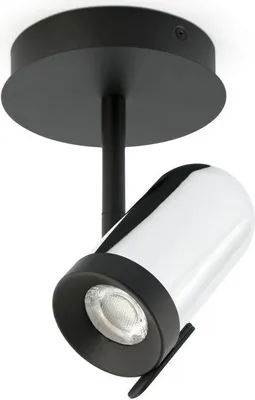 Immagine prodotto di Lampada da soffitto ORLEANS a 1 luce cromata, nera
