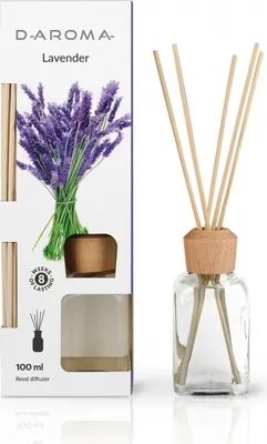 Produktbild von Duftdiffusor D-aroma Reed Diffuser 100ml Lavendel Lufterfrischer