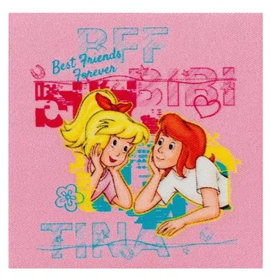 Produktbild von Bibi & Tina © Bff - Aufnäher, Bügelbild, Aufbügler, Applikationen, Patches, Flicken, Zum Aufbügeln, Größe: 6,8 x 6,8 cm