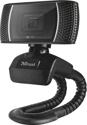 Produktbild von Trust, HD 720p Webcam mit Stnder, Modell Trino, Schwarz