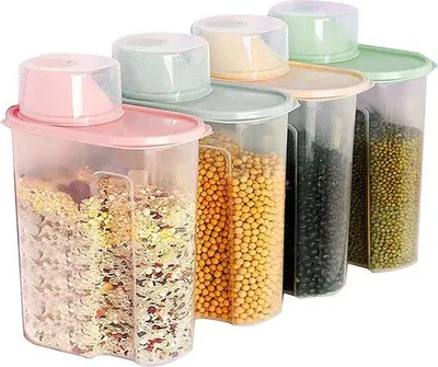 Produktbild von Futterbehälter für Katzen und Hunde, Speicherbox, 1 Liter
