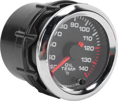 Obrázok produktu pre Merač teploty oleja 52 mm/2,0 palca 40-140 ℃ displej 7 farieb podsvietenie Čierny číselník pre 12 V autá