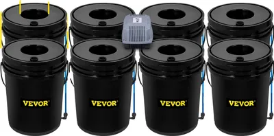 Obrázek produktu pro Hydroponický systém, Hluboká vodní kultura, Více možností kbelíků, Přímo 8ks