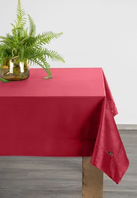 Produktbild von EUROFIRANY | Tischdecke - 145 x 180 cm - bordeauxrot Tischtuch - Einfarbig