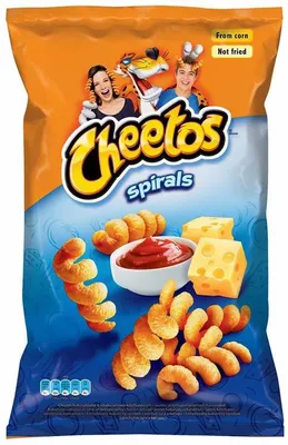 Zdjęcie produktu dla Chrupki Kukurydziane o Smaku Serowym z Ketchupem - Cheetos Spirals 130 g