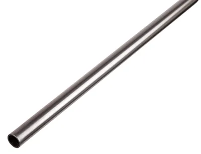 Image de Alberts 485795 Tube rond, acier inoxydable, 2000 x 42,4 x 2 mm