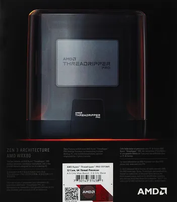Produktbild von AMD Ryzen Threadripper PRO 5975WX, AMD Ryzen Threadripper PRO, Buchse sWRX8, 7 nm, Box, AMD, 5975WX