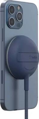Produktbild von Belkin BOOST↑CHARGE PRO, Drinnen, USB, Kabelloses Aufladen, 2 m, Blau