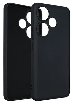 Productafbeelding van Siliconen Hoesje Beline Voor Xiaomi Poco F6, Zwart/Zwart