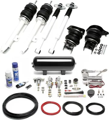 Image de TA Technix Kit de suspension pneumatique Viair noir pour Dodge Challenger