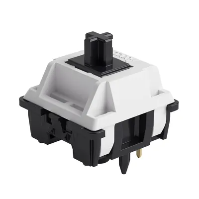A single mechanical keyboard switch is shown against a white background.