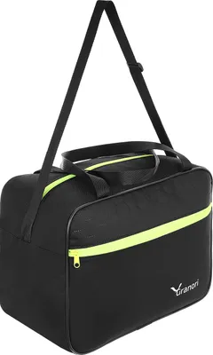 Produktbild von Granori Handgepäck Reisetasche 40x20x25 cm ideal geeignet als kleines Bord-/ Kabinen-/ Handgepäckstück für Flüge mit z.B. Ryanair in Neongelb/Schwarz