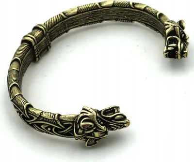 Produktbild von WIKINGERARMBAND Wölfe Nordisches Amulett 129