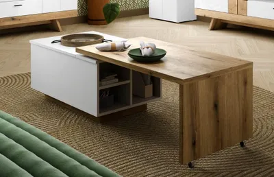 Produktbild von Couchtisch ca. 95x46x54 cm  Evoke / Weiss Hochglanz