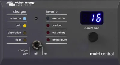 Zdjęcie produktu dla Victron Digital Multi Control 200/200A GX (90º RJ45)