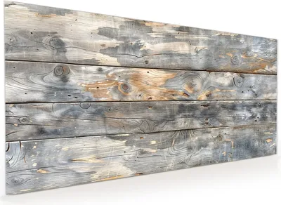 Produktbild von Küchenrückwand Spritzschutz Glas mit Motiv Vintage Holzplanken 40 x 40 cm