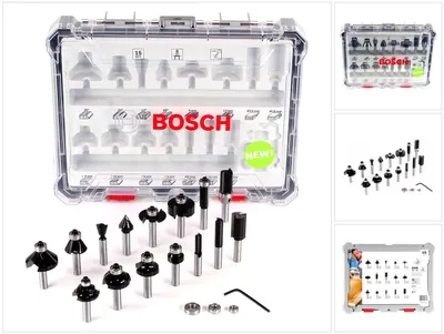 Zdjęcie produktu dla Bosch 2 607 017 472, Węglik, Drewno, 8 mm, Czarny, Stal nierdzewna, Biały, DIN EN-847