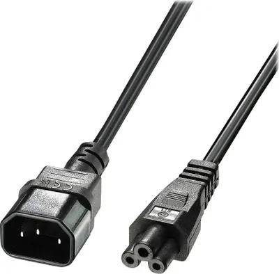 Produktbild von LINDY IEC-Netzkabel C14 an C5 3m