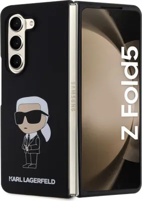 Image de Karl Lagerfeld Klhczfd5Snikbck Z Fold5 Hardcase Czarny/Black Silicone Ikonik