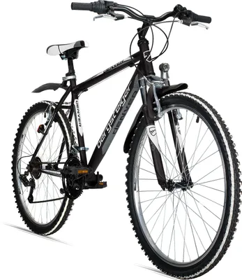 Produktbild von Bergsteiger Denver 26 Zoll Mountainbike, geeignet ab 155 cm, 18 Gang-Schaltung, Licht, Schutzblech, Gabel-Federung