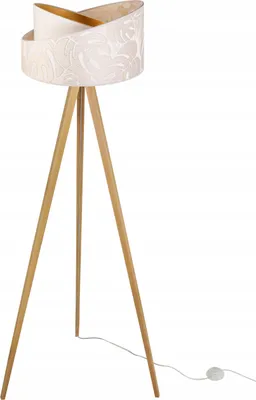 Obrázek produktu pro Stojací Lampy, Stojan, Dřevo, Stínítko, Vzor