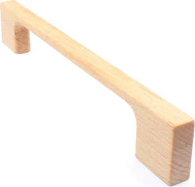 Immagine prodotto di Maniglia per mobili BA 160 mm, maniglia in faggio massiccio, maniglia per mobili da cucina