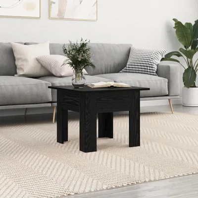 Produktbild von Couchtisch Schwarz Eiche 55 x 55 x 42 cm, Design Möbel Couchtische Neu