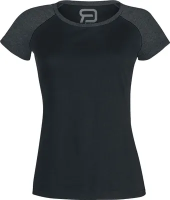 Produktbild von RED by EMP Damen schwarz-graues T-Shirt 3XL