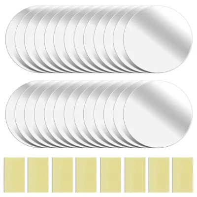 Produktbild von Omgoods – Set mit 50 kleinen Spiegeln für Tischdekoration und Wanddekoration