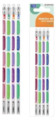 Produktbild von Bleistift mit Radiergummi HB, Multiplikationstabelle, 4 Stück – STARPAK