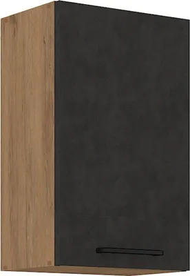 Produktbild von Vigo Hängeschrank 45 cm Eiche Lancelot Matera Grau Küchenzeile Küchenblock Küche