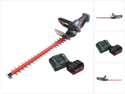 Zdjęcie produktu dla Akumulatorowe nożyce do żywopłotu Metabo HS 18 LTX 45 18 V 43 cm + 1x akumulator 5,5 Ah + ładowarka