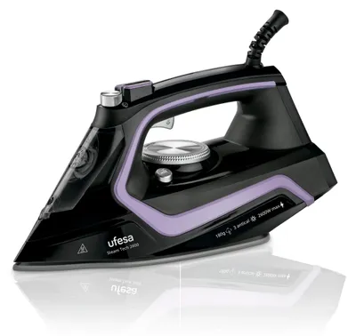 Dampfbügeleisen 2600 W, Keramiksohle, 180 g Dampfstoß, Anti-Kalk