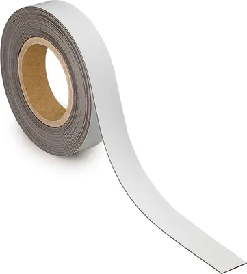 Produktbild von MAUL Kennzeichnungsband Metall 1 Stück 42 g/cm ² magnetisch kunststoffbeschichtet beschriftbar 10 m x 3 cm x 1 mm weiß