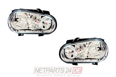 Produktbild von Johns, Scheinwerfer Halogen passend für VW Golf IV 4 1J1 Satz H7 H1 97- 03 Links und RE 1J1941017B 1J1941017F 1J1941018F 1J1941018B