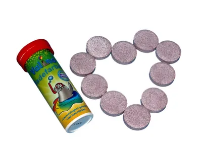 Produktbild von Valino Badefarben Tabletten ROT 10er